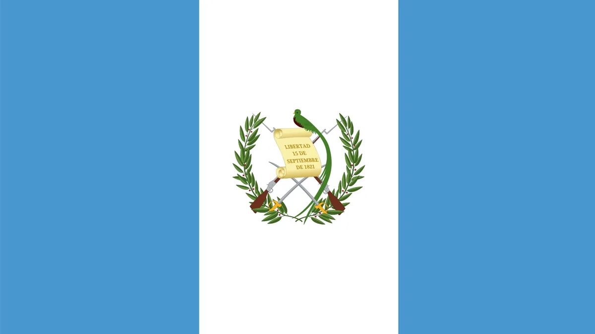 Lista de códigos de los municipios de Guatemala