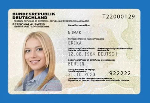 ID Germany Fake