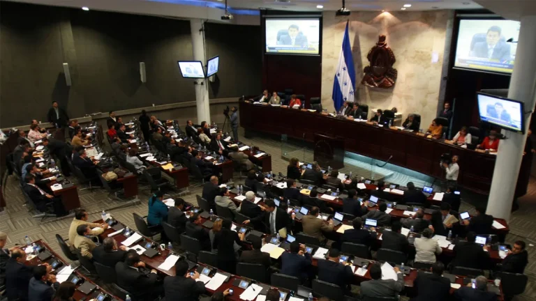Sesión en el Congreso Nacional de Honduras